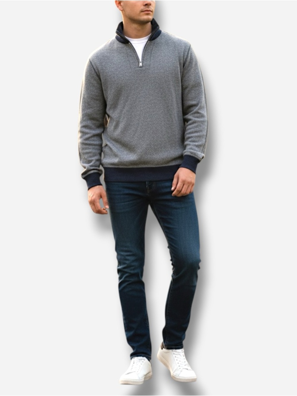 🏈New🏈 Gap Men’s Quarter Zip Pullover Top NWT